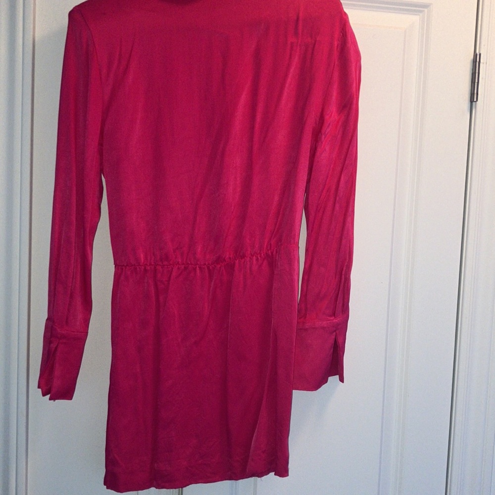 Pink shoulder pads dress - Picture 12 of 14